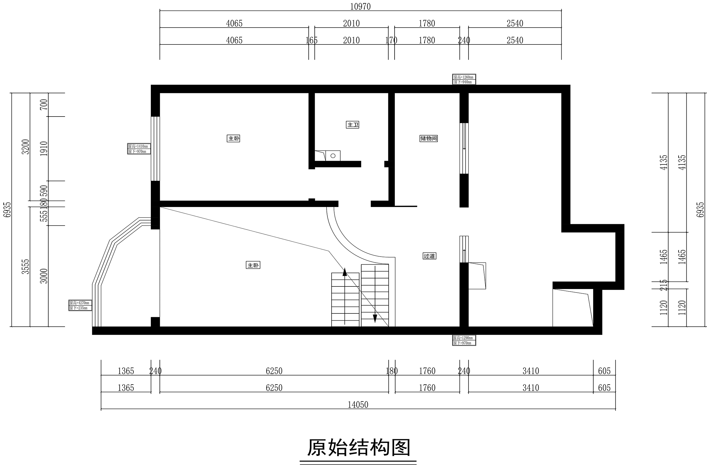 二樓原始結(jié)構(gòu)圖