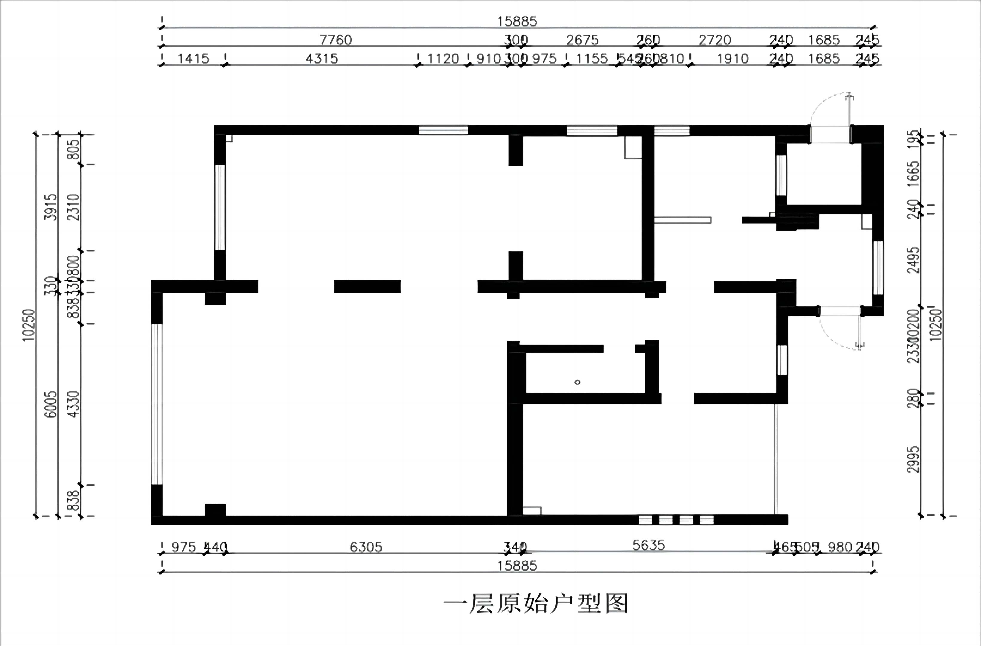 一層原始結構圖