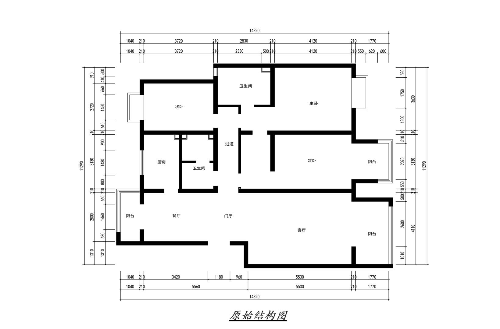 原始平面圖