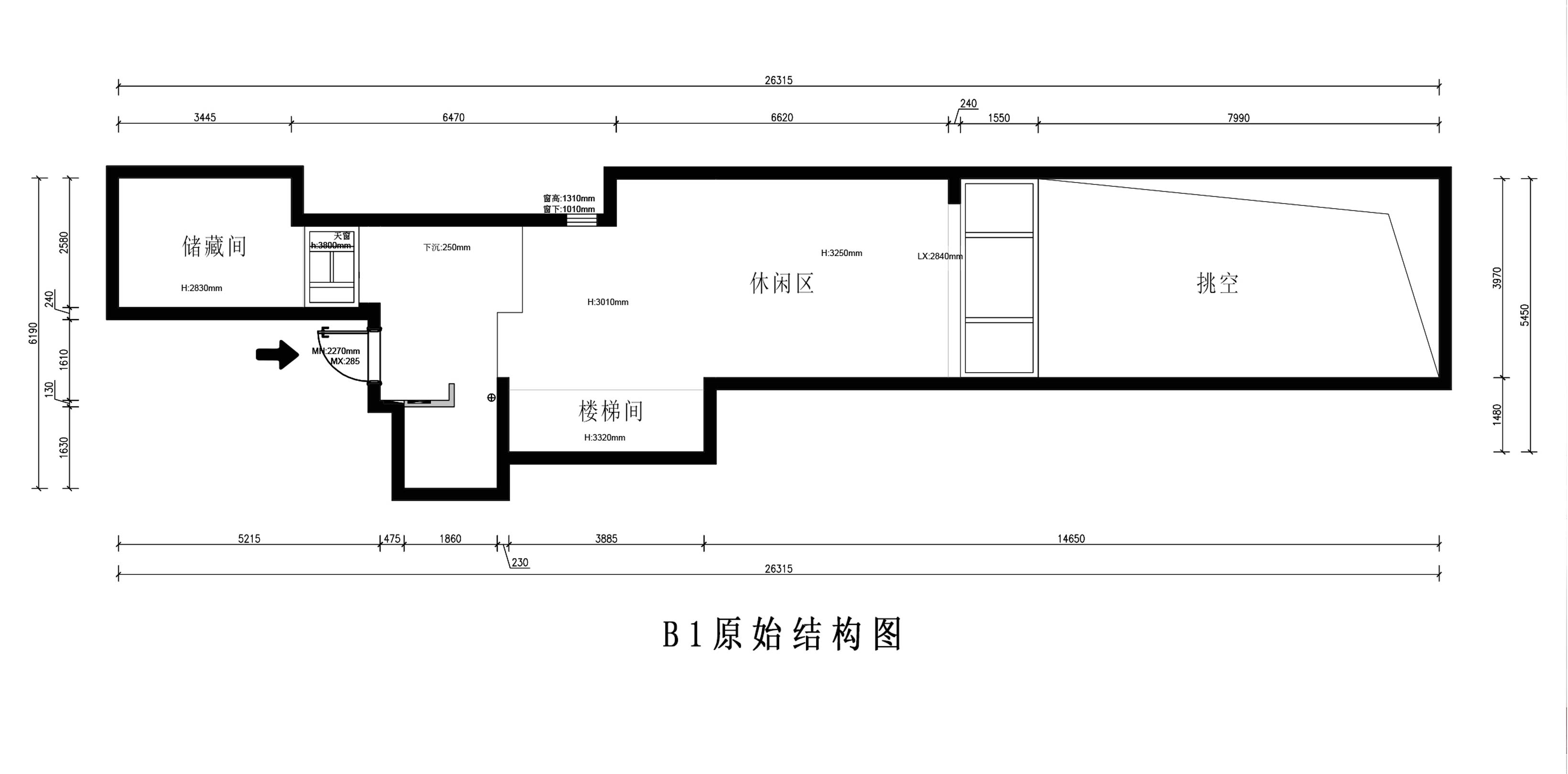 原始結(jié)構(gòu)圖（負(fù)一層）