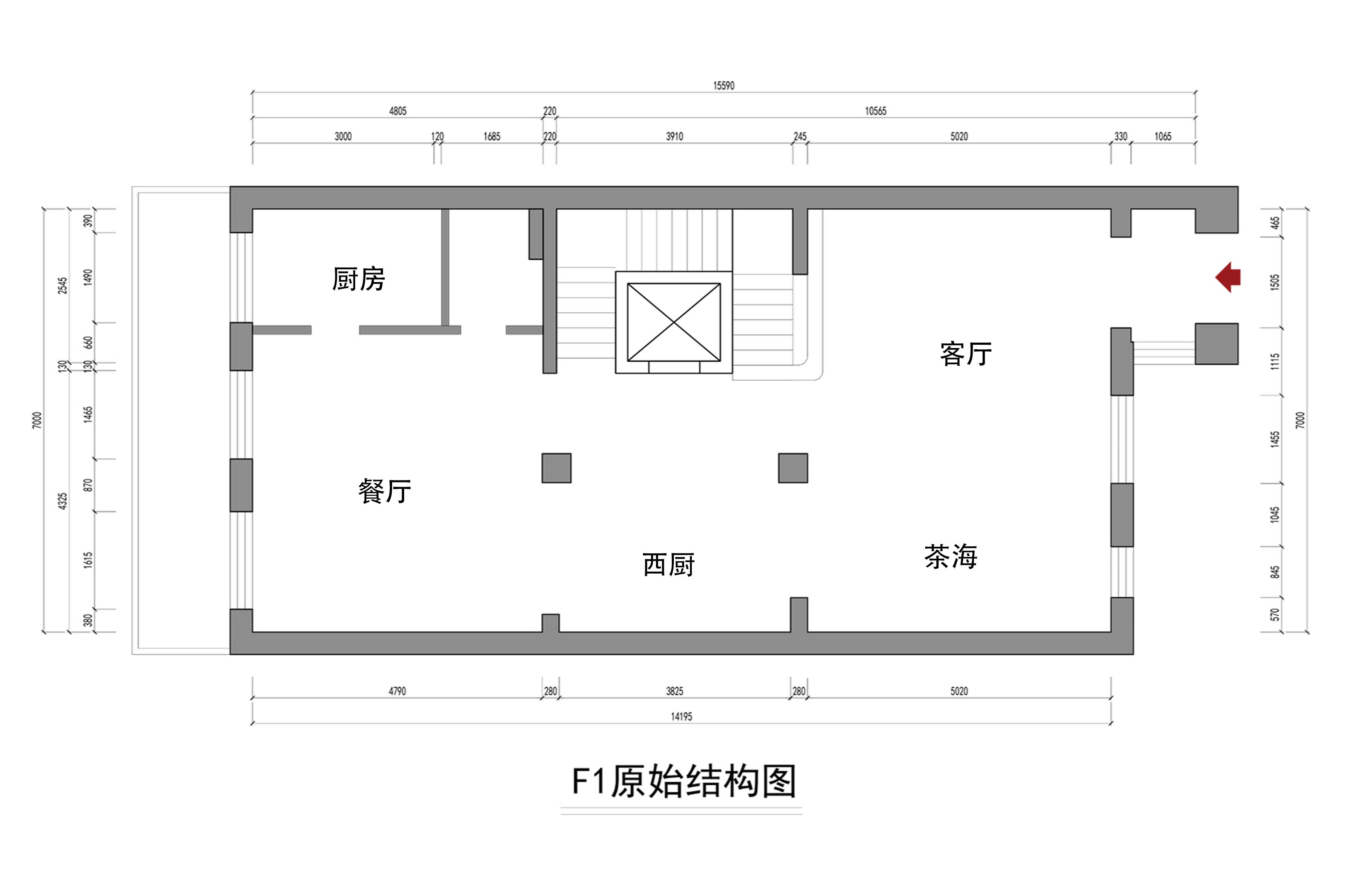 一層原始結構圖