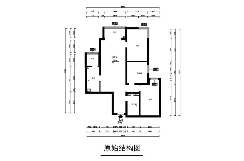 原始結(jié)構(gòu)圖