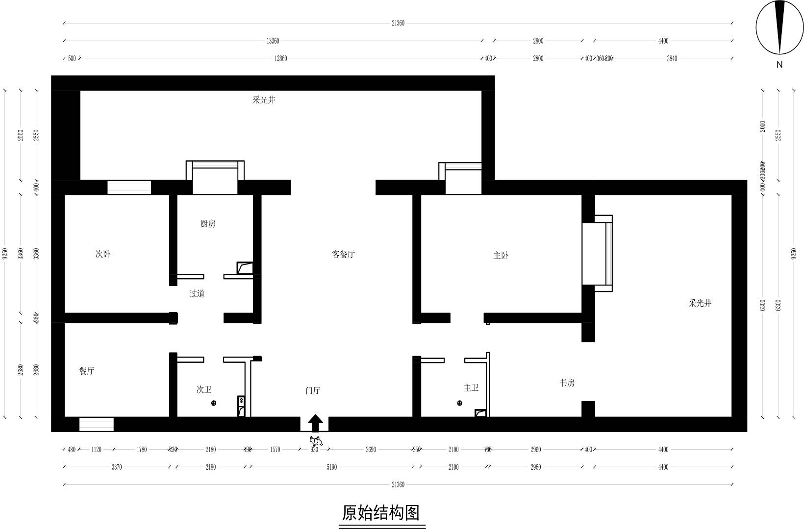 原始平面圖