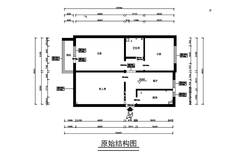 原始結(jié)構(gòu)圖