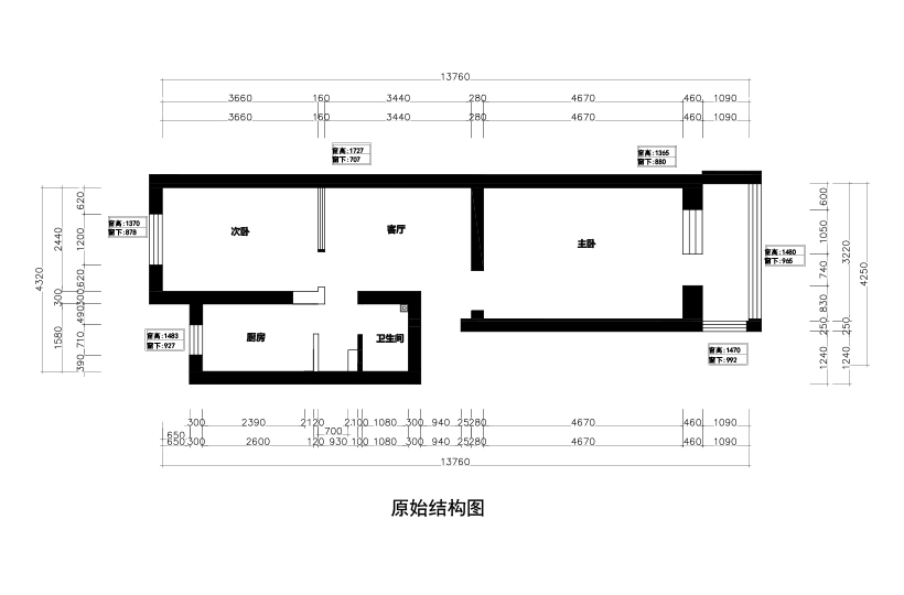 原始結(jié)構(gòu)圖