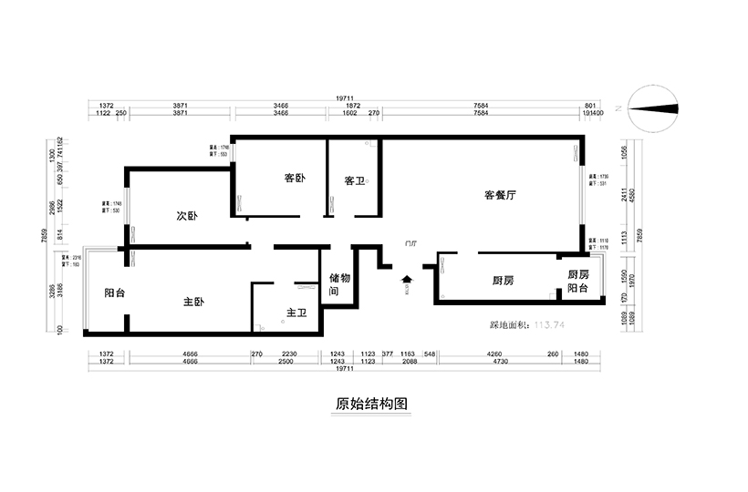 原始結(jié)構(gòu)圖