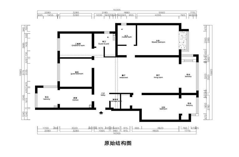 原始結構圖