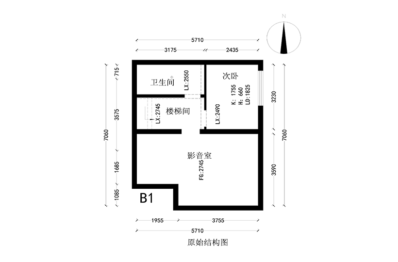 B1原始戶型圖