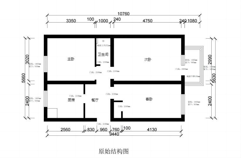 原始結(jié)構(gòu)圖