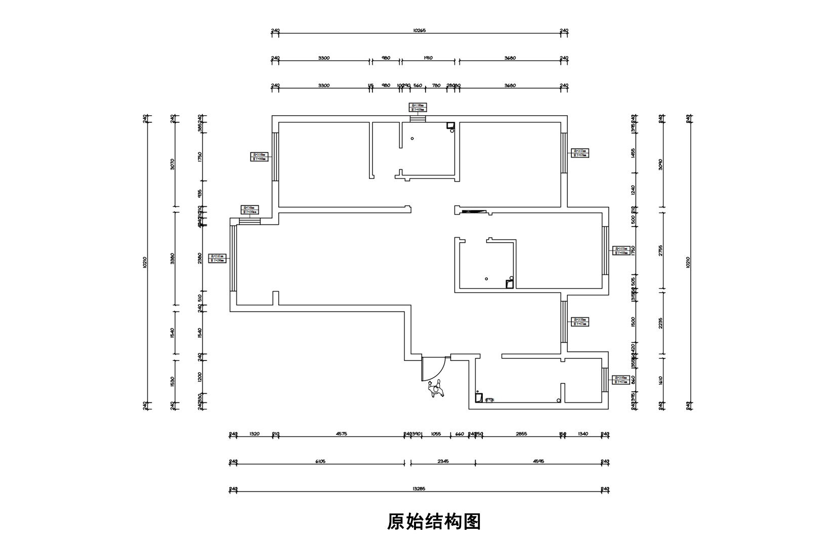 原始結(jié)構(gòu)圖