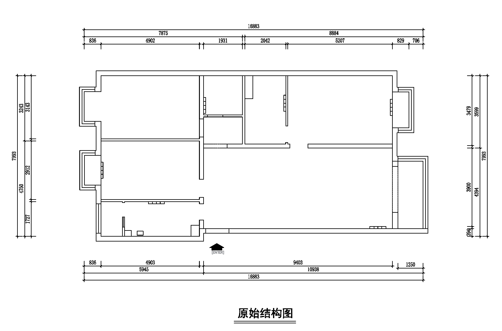 原始結(jié)構(gòu)圖