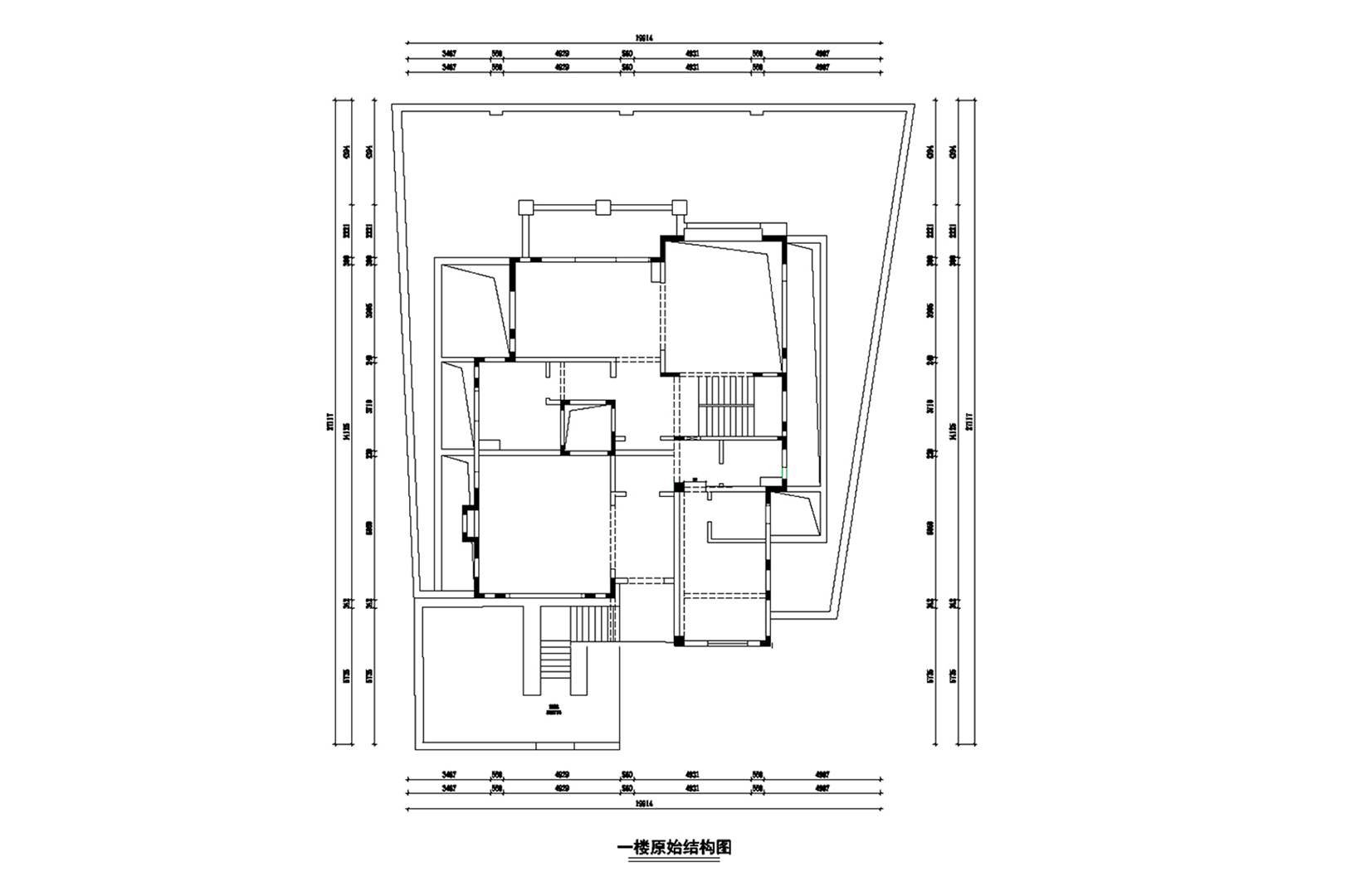 一樓原始戶型圖