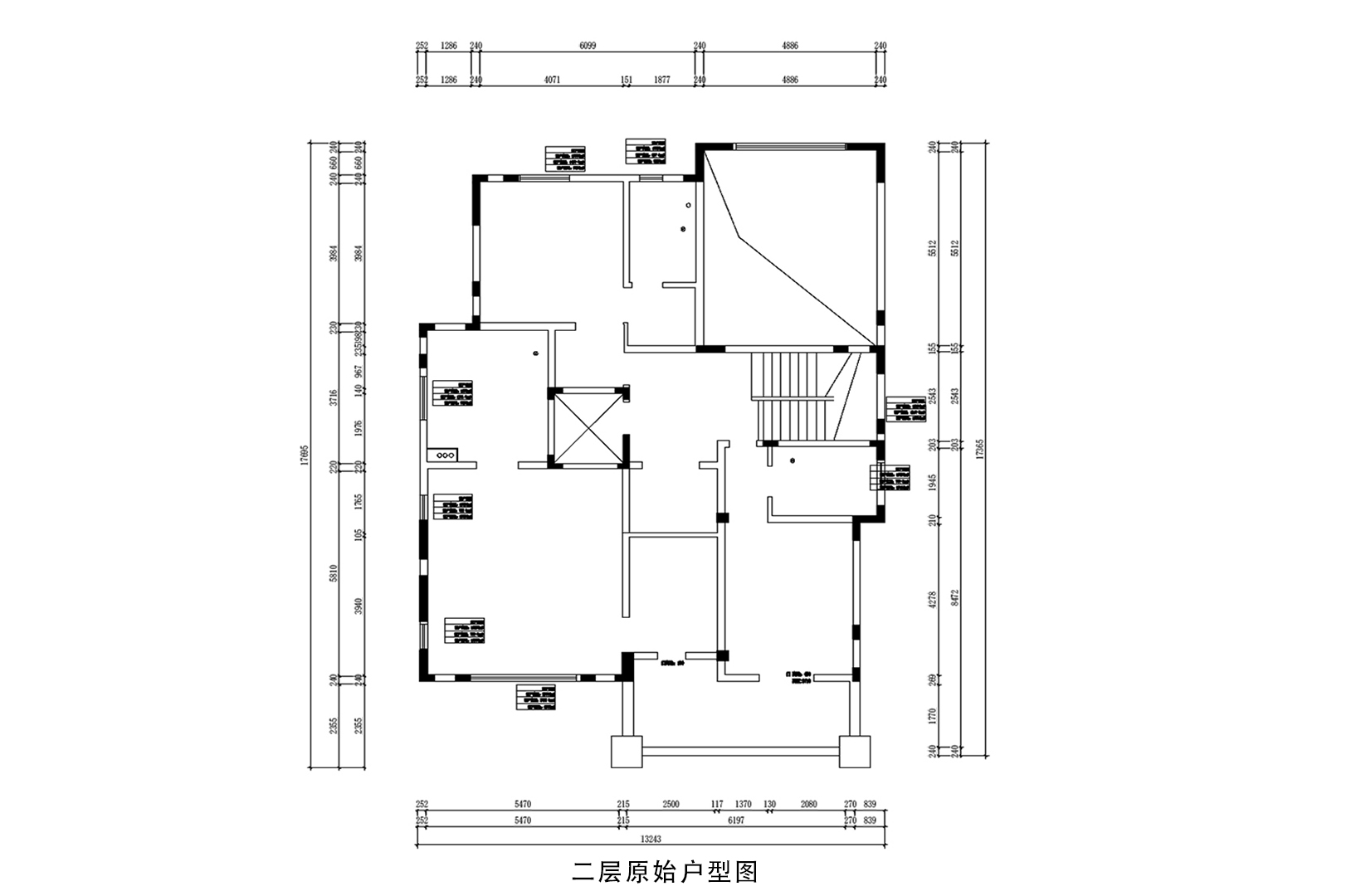 二層原始戶型圖