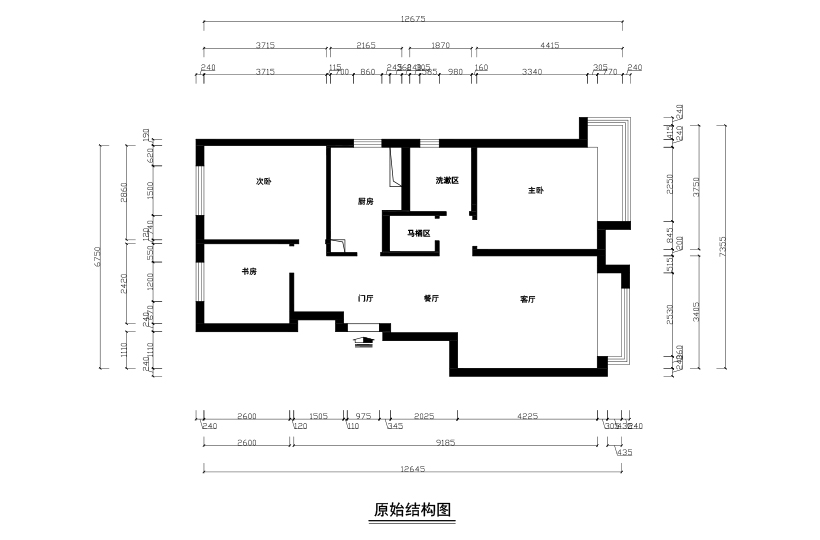 原始結(jié)構(gòu)圖