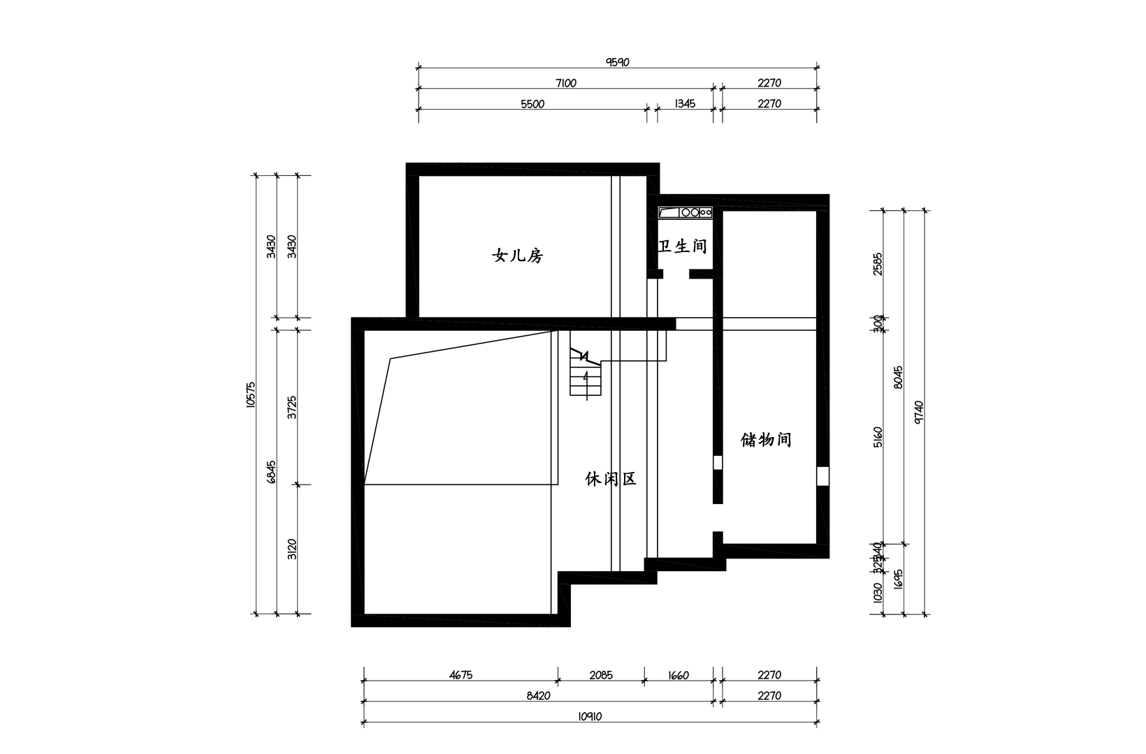 二樓原始結構圖