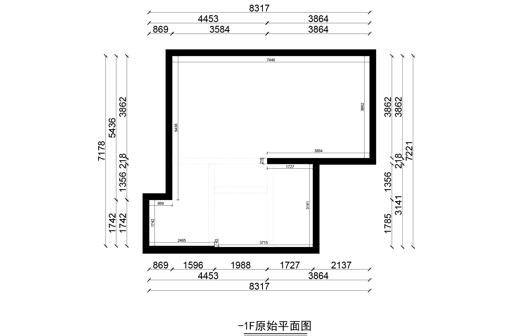 B1原始平面圖