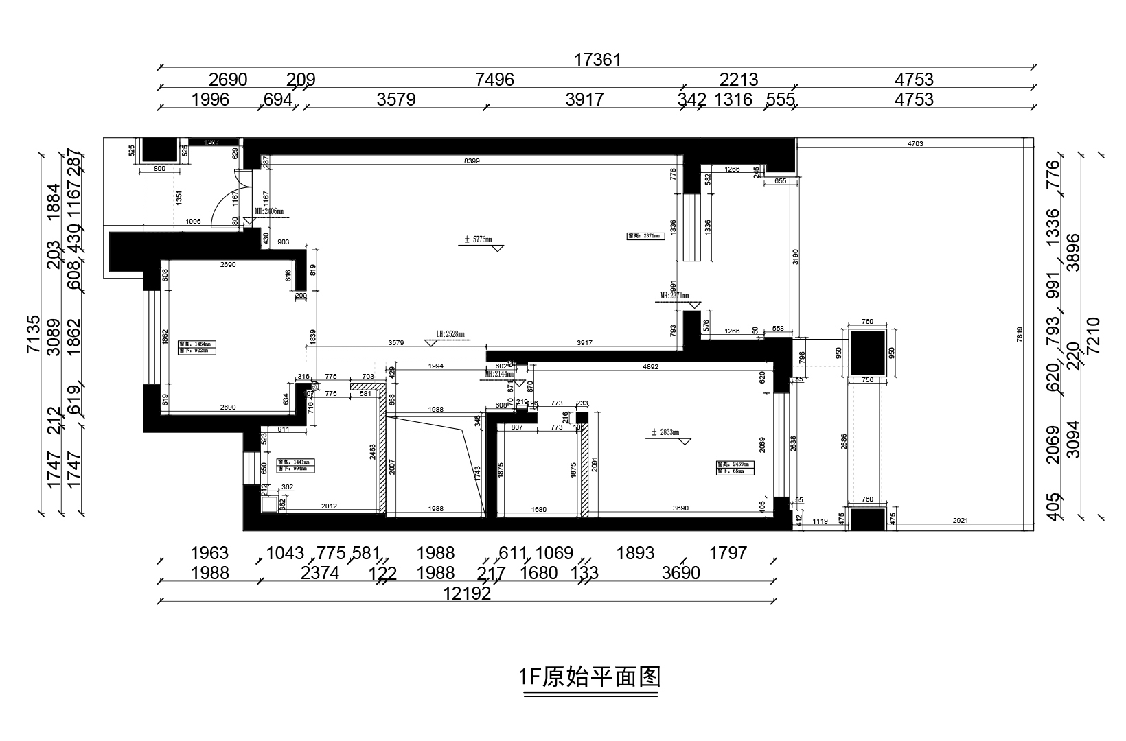 F1原始平面圖