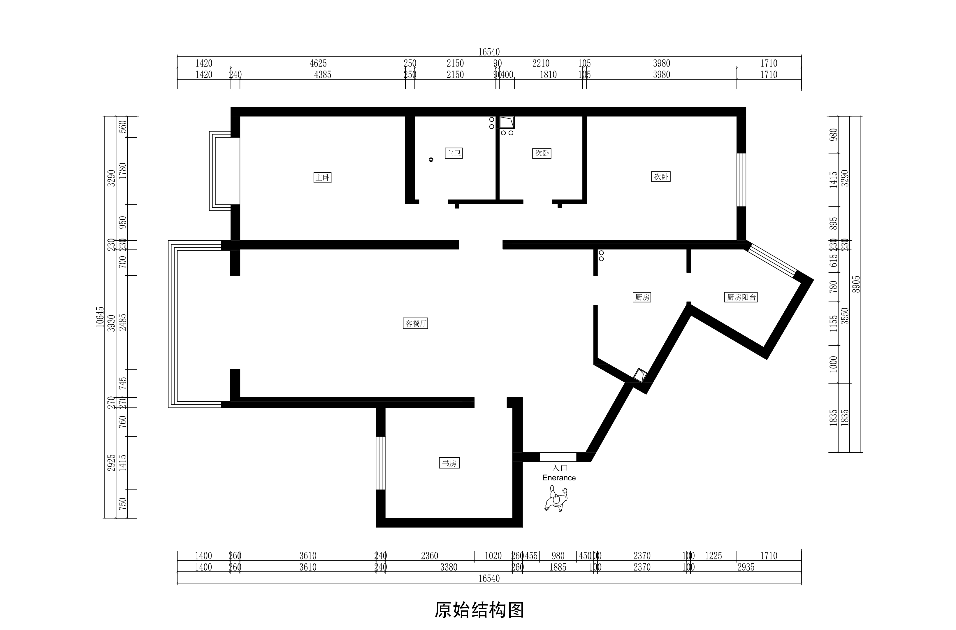 原始結(jié)構(gòu)圖