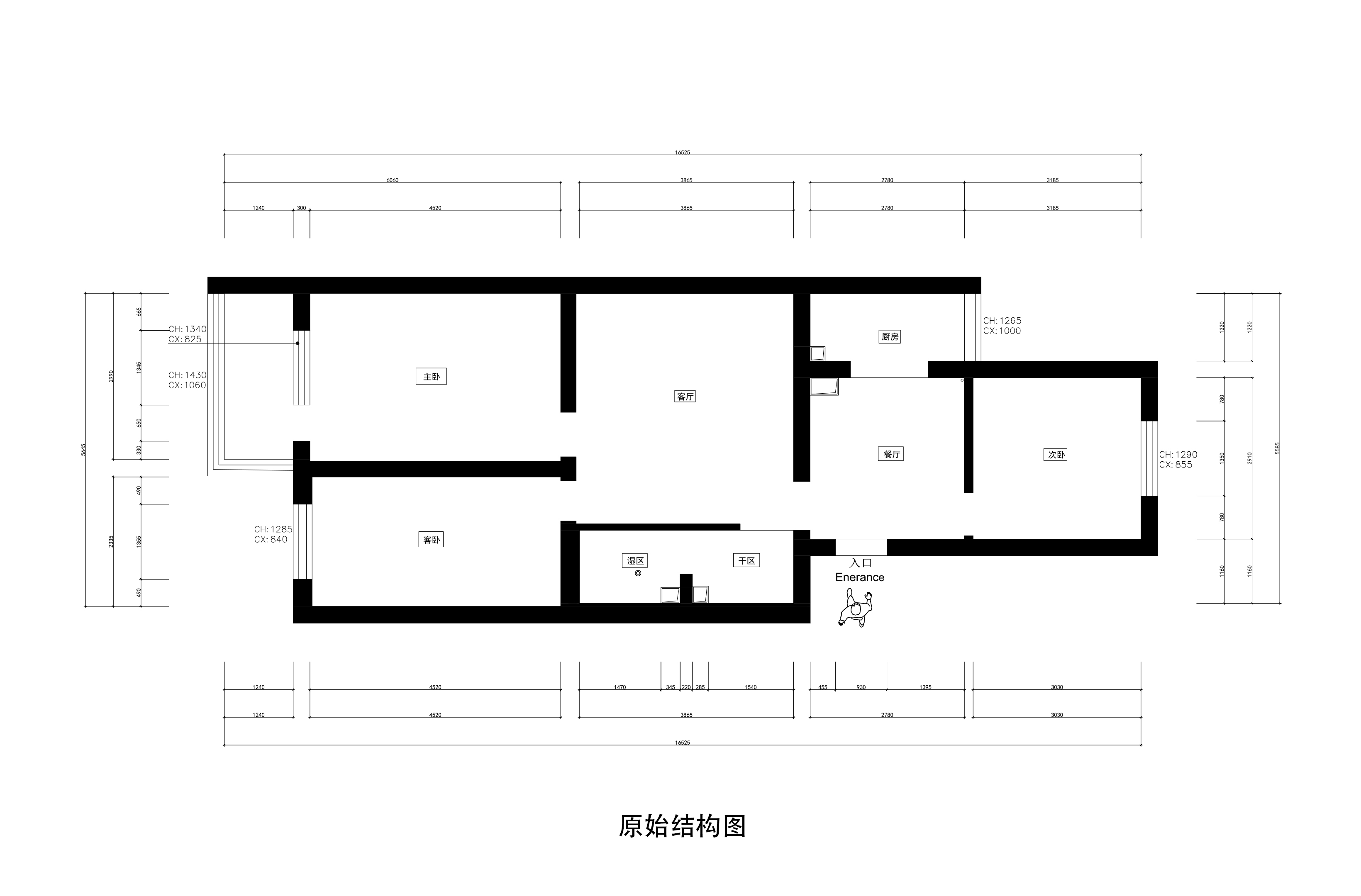 原始結(jié)構(gòu)圖