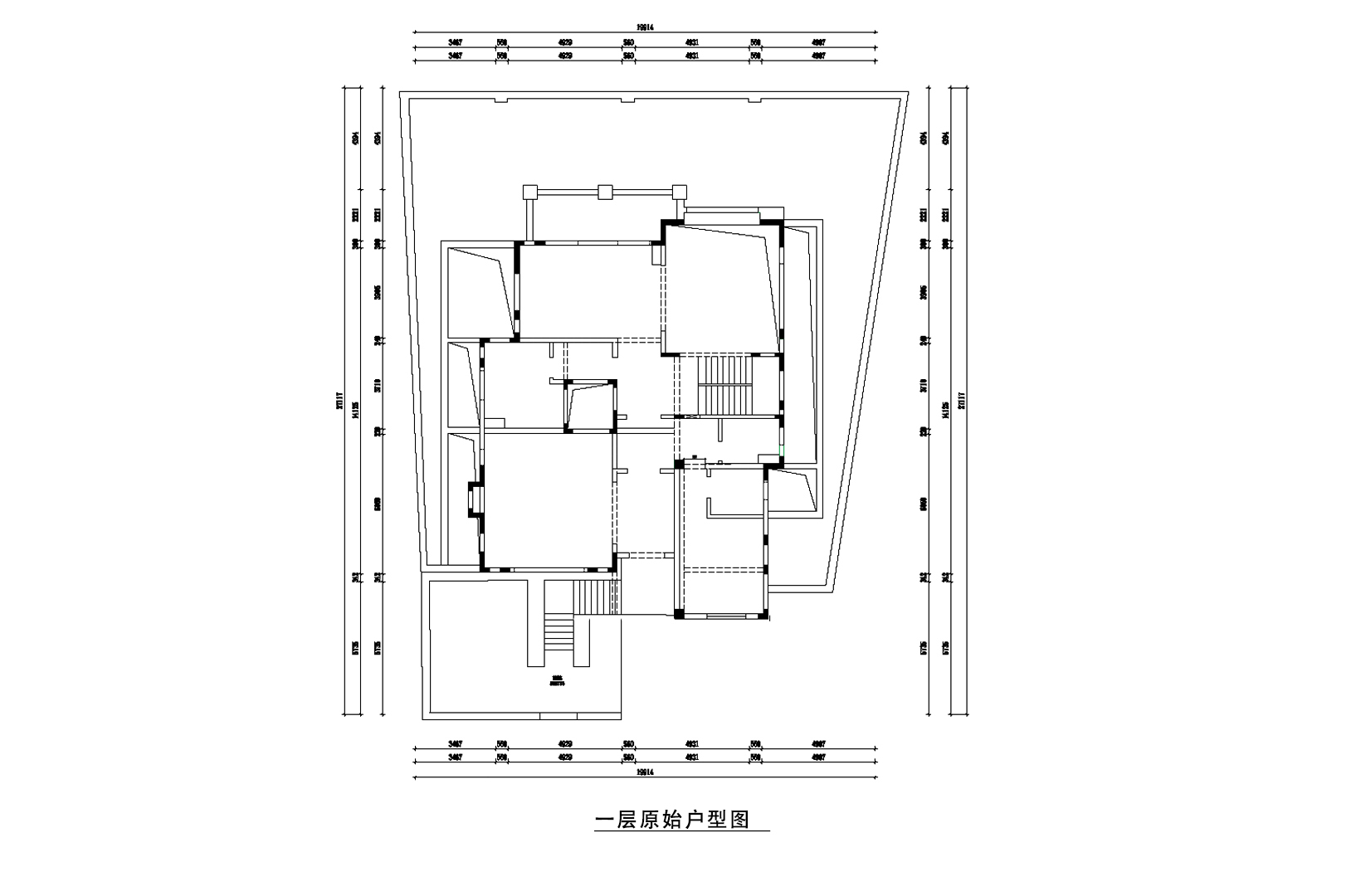 一層原始結(jié)構(gòu)圖