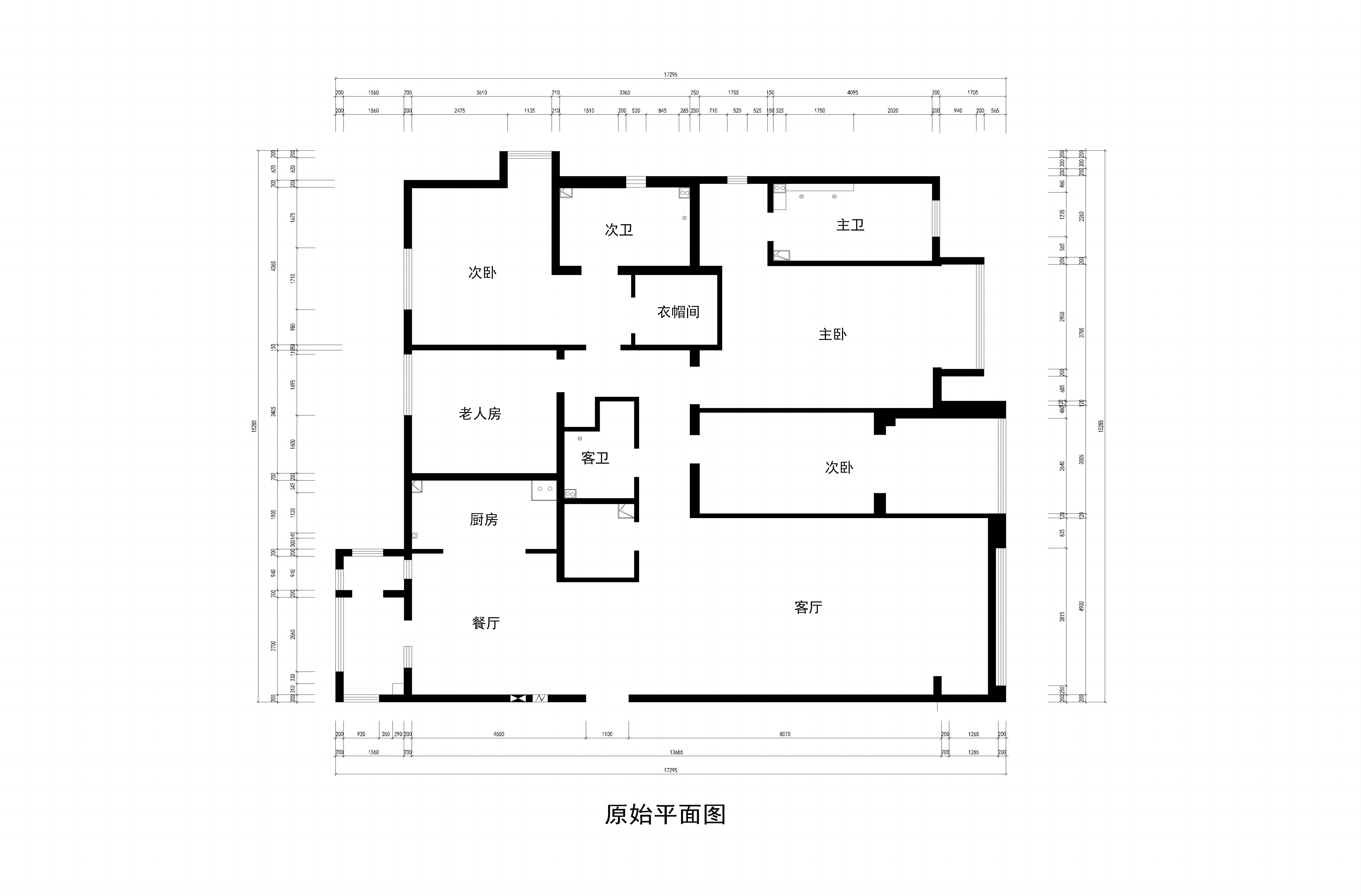 原始平面圖