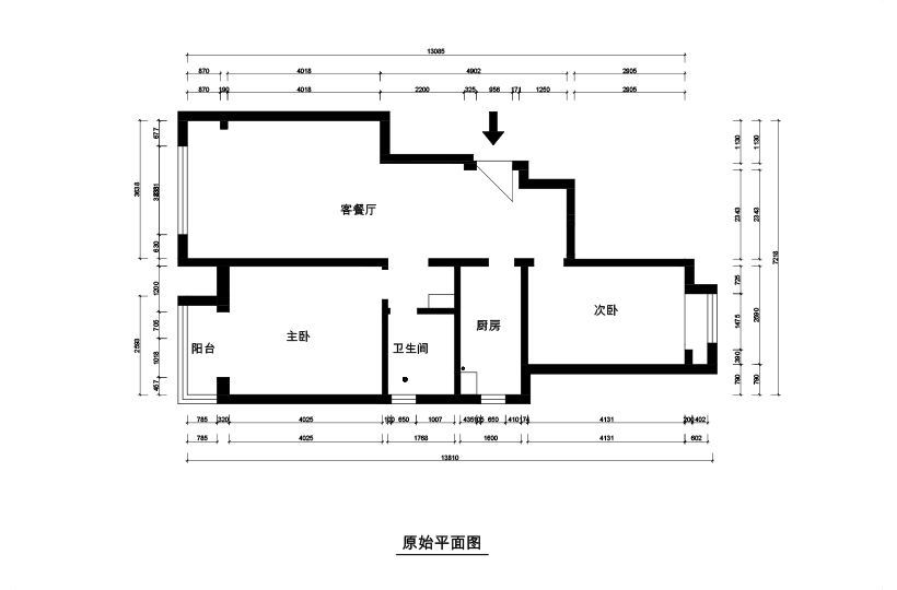 原始平面圖