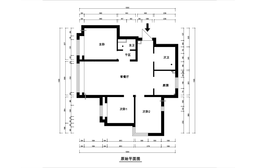 原始平面圖