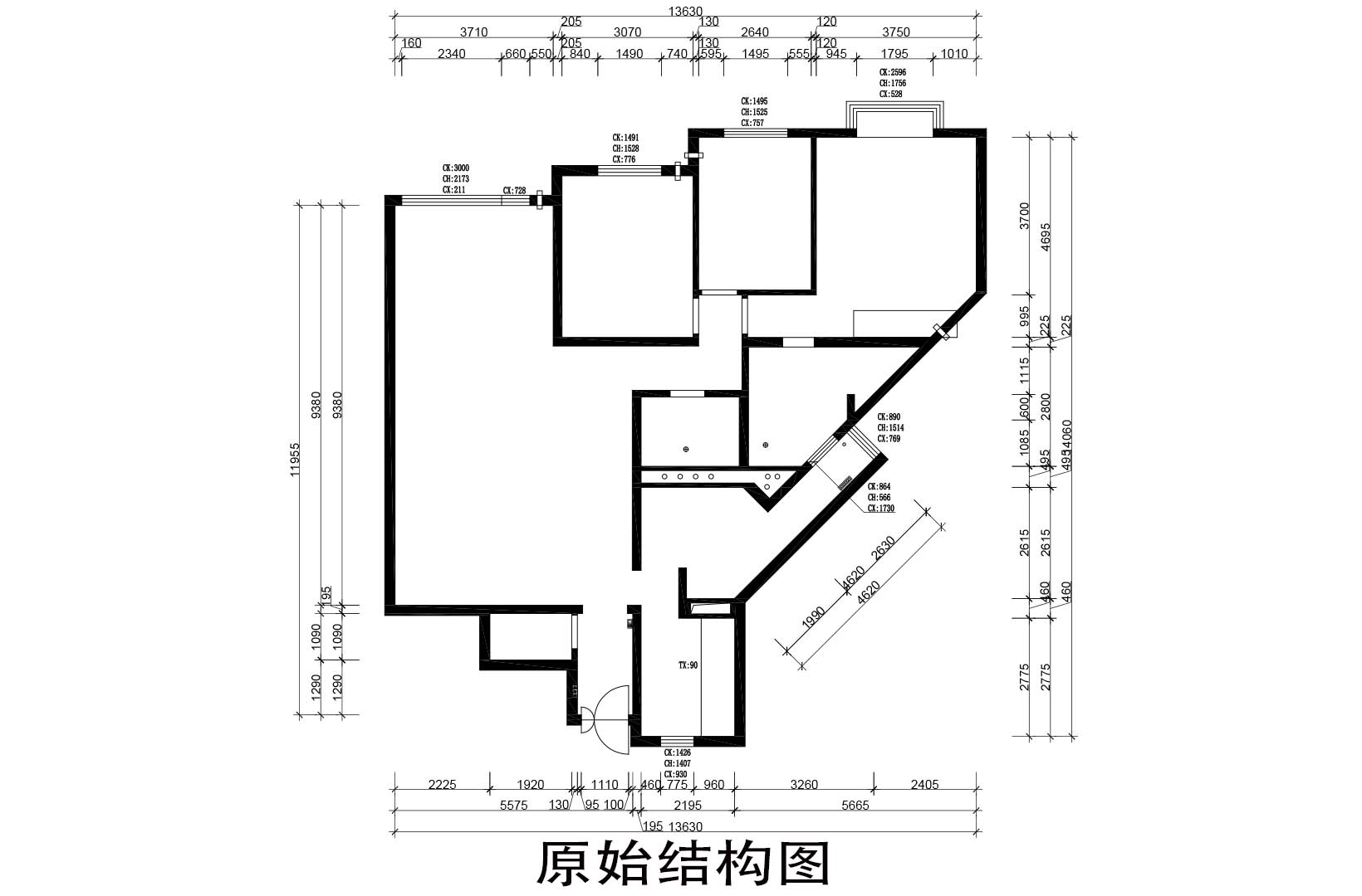 原始結構圖