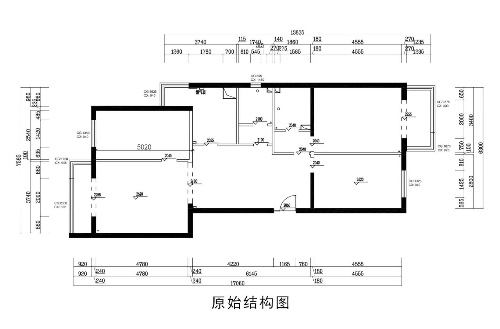 原始結構圖