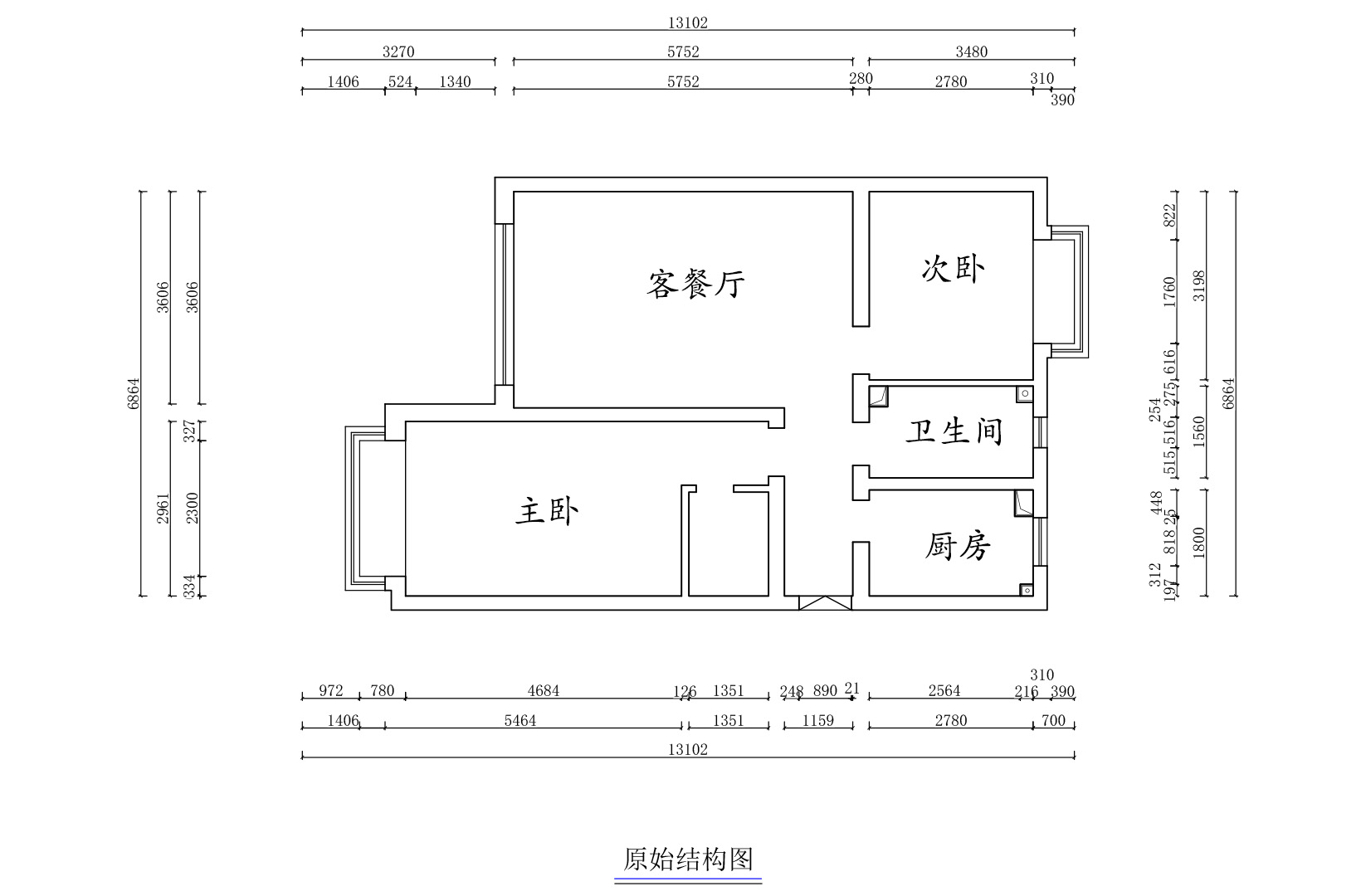 原始結構圖