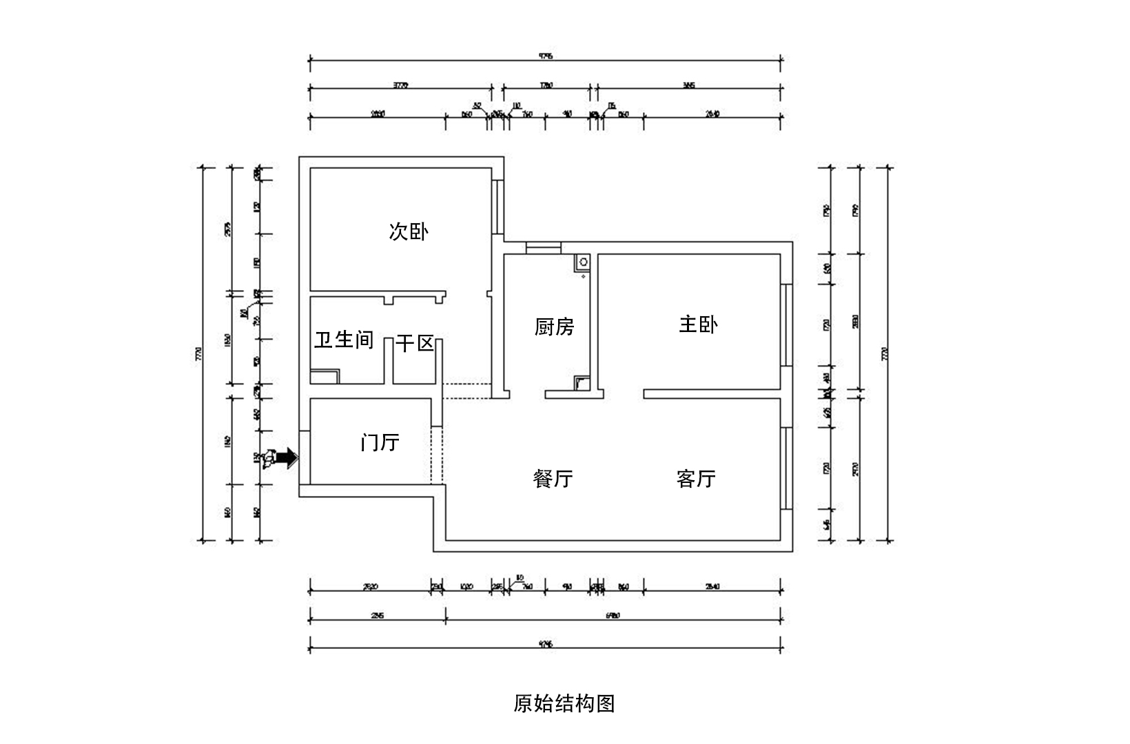 原始結(jié)構(gòu)圖