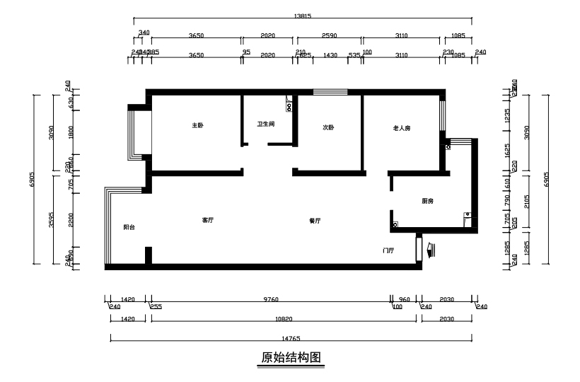 原始結構圖