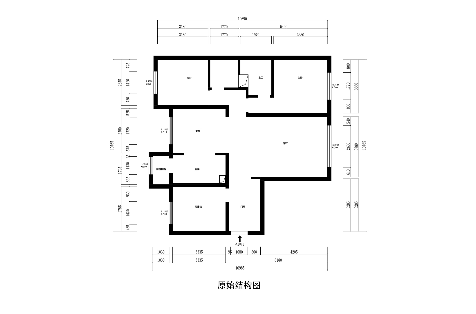 原始結構圖