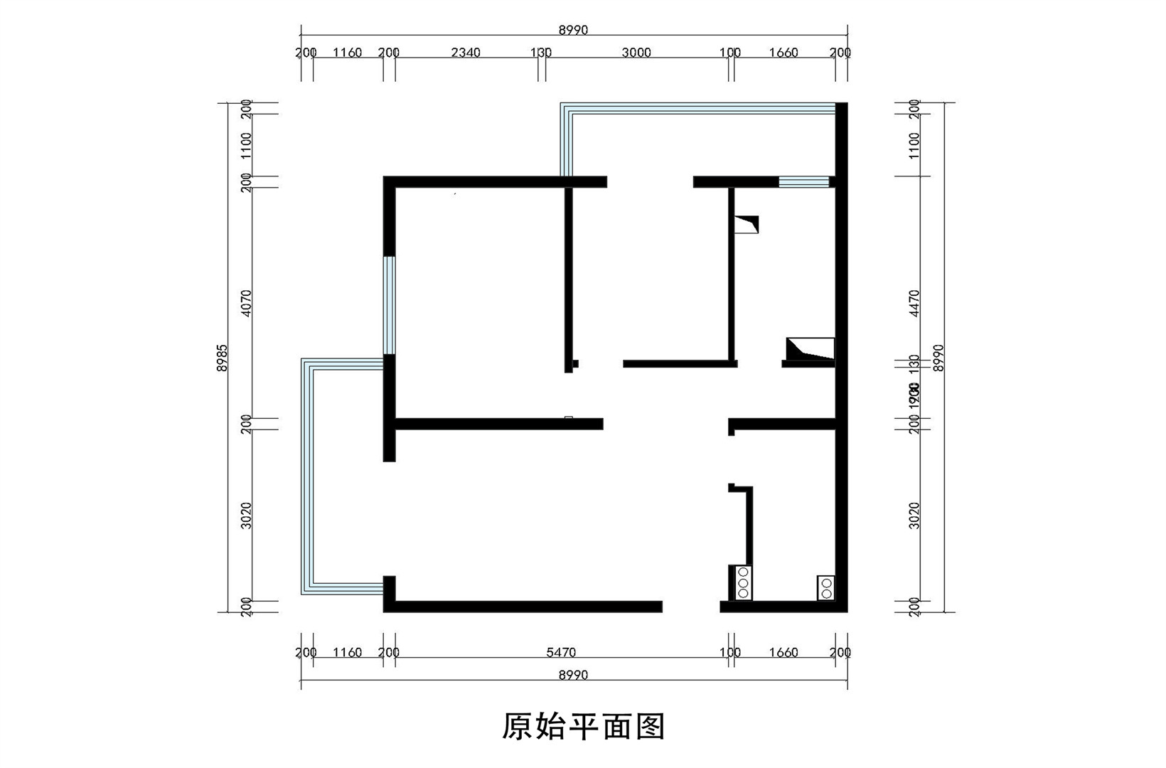 原始平面圖