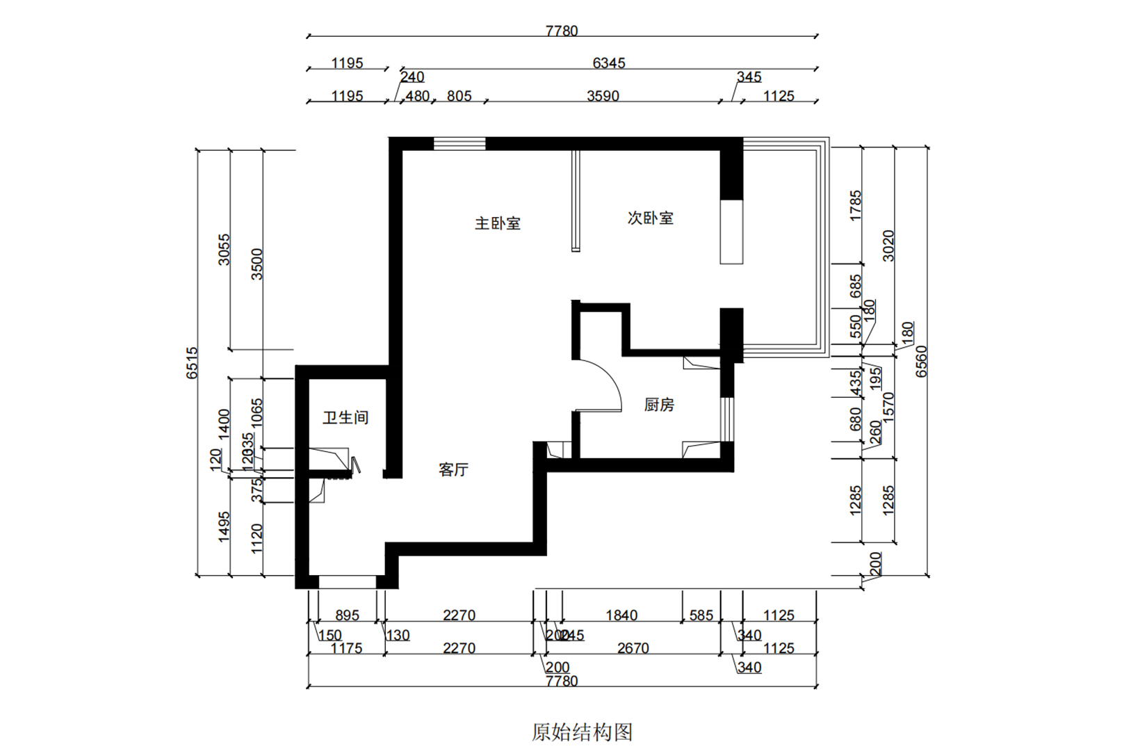 原始結構圖