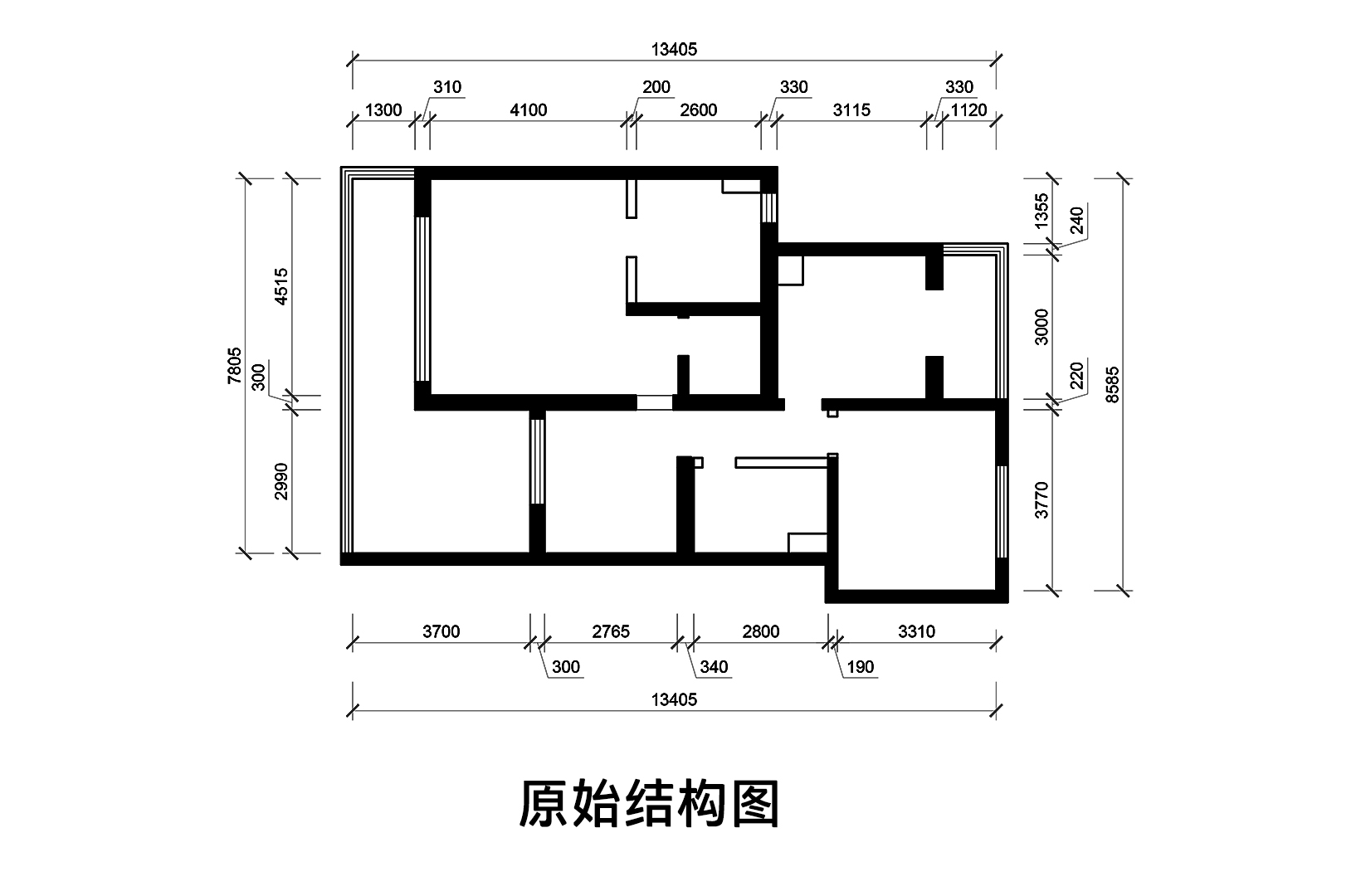 二層原始結構圖