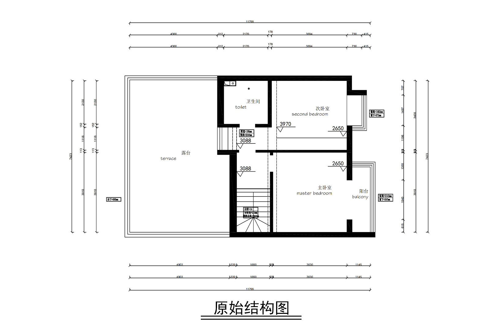 原始結(jié)構(gòu)圖二層