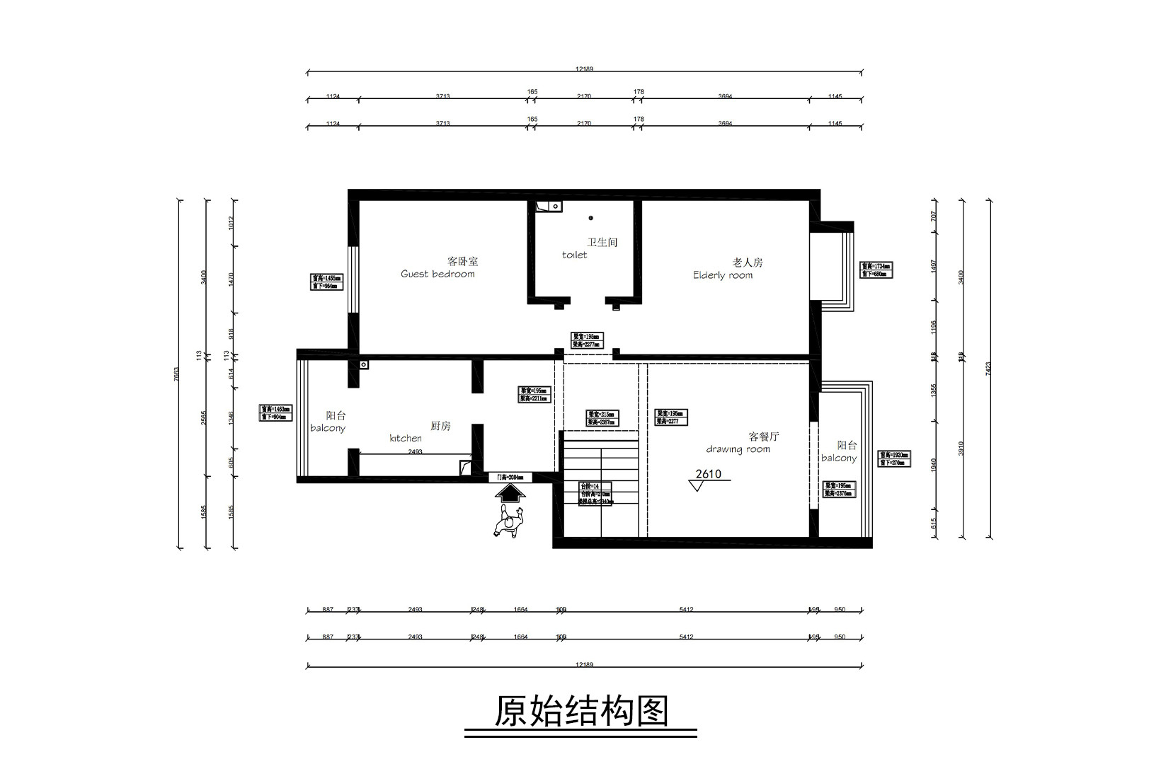 原始結(jié)構(gòu)圖一層