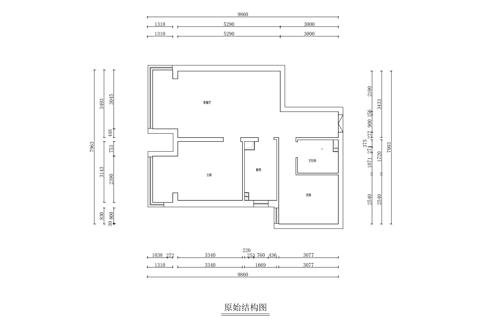 原始平面圖